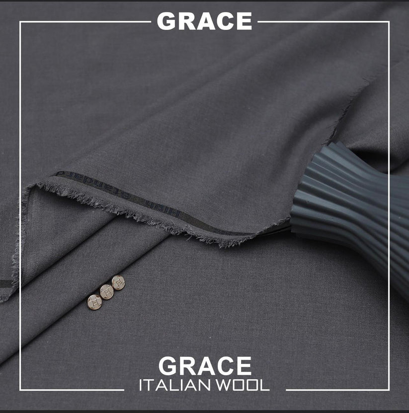 Grace Italian Wool - Iron Dast
