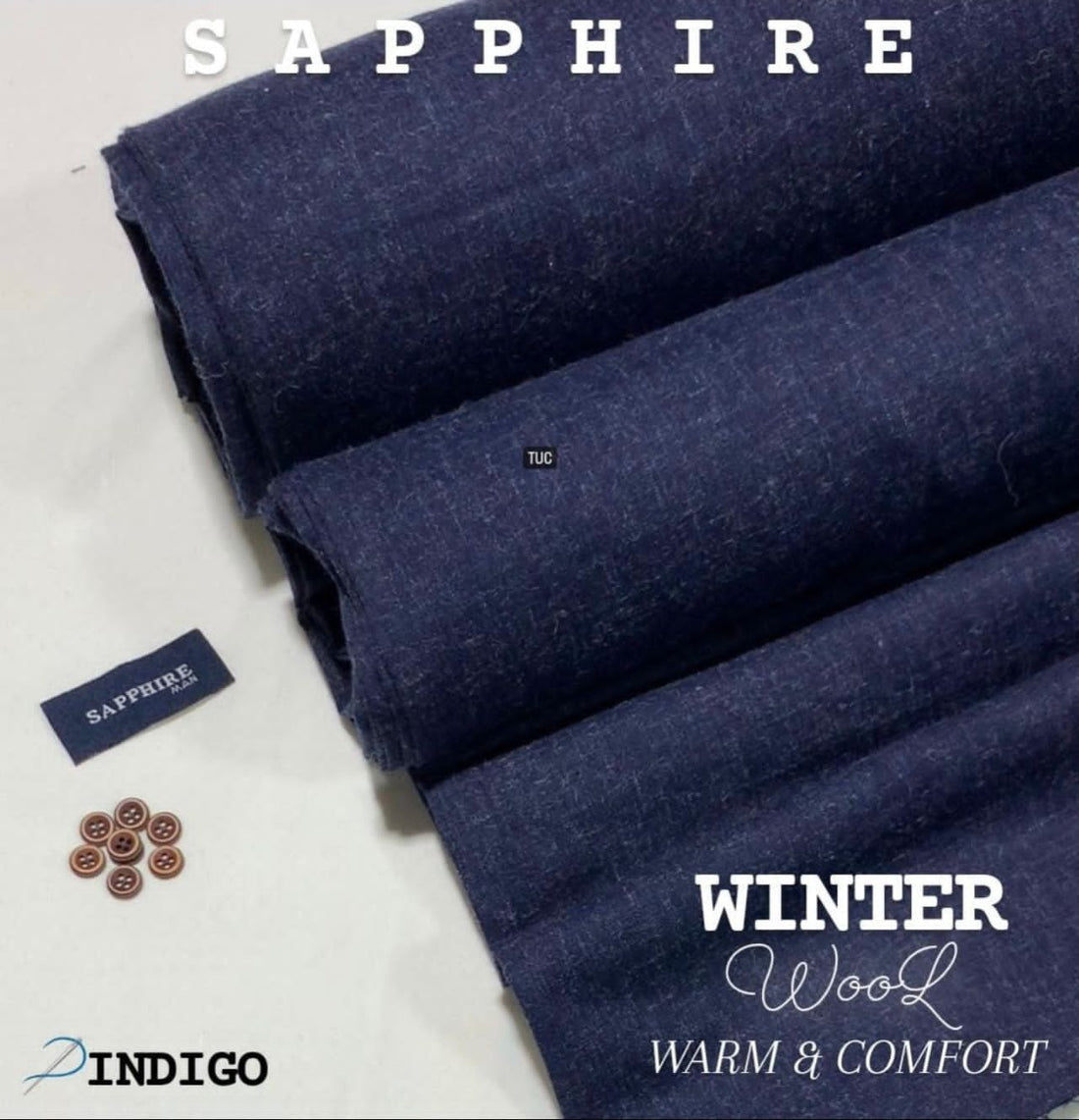 Sapphire Wool- Indigo