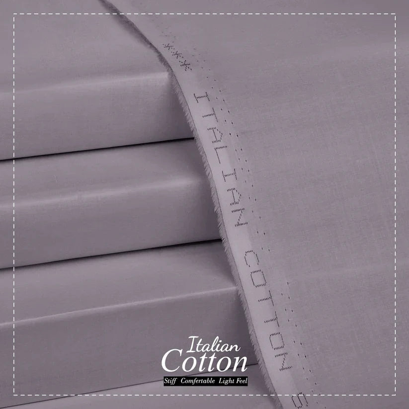 Italian Cotton-Unstitched Men's Wear