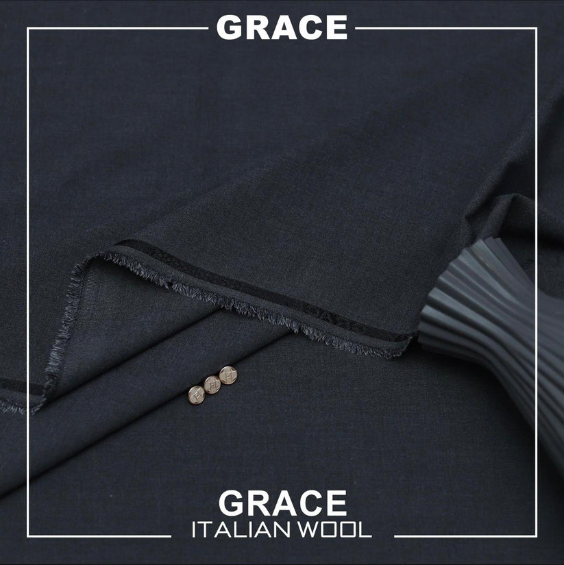 Grace Italian Wool - Charcol Grey