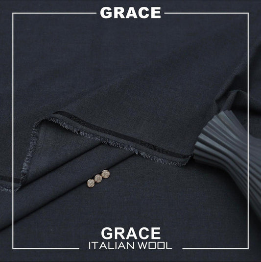 Grace Italian Wool - Charcol Grey