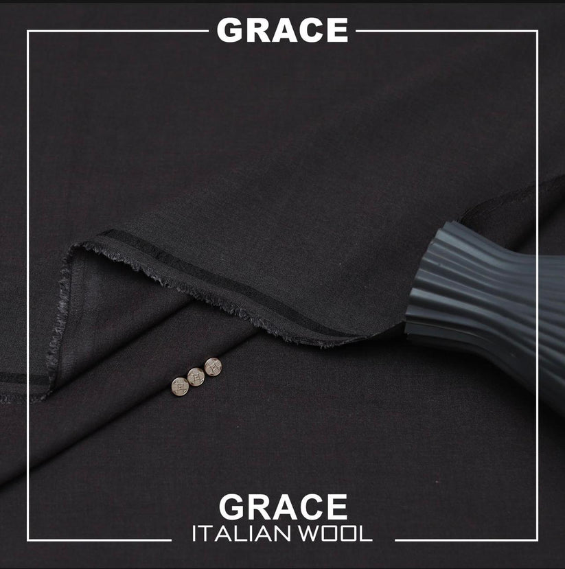 Grace Italian Wool - Black