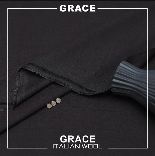 Grace Italian Wool - Black