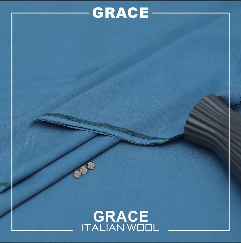 Grace Italian Wool - Blue