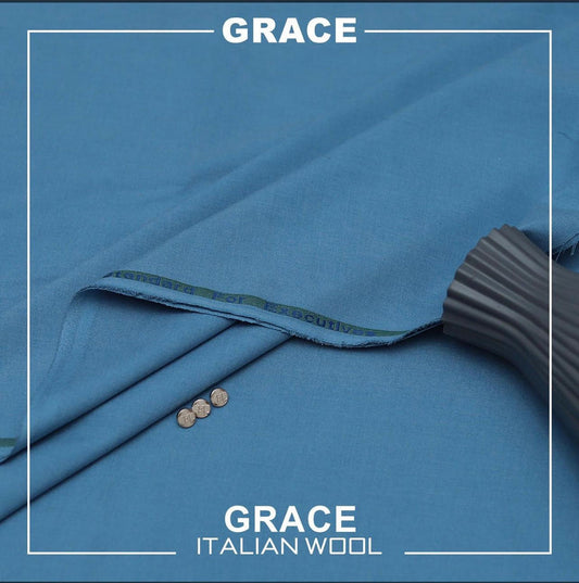 Grace Italian Wool - Blue