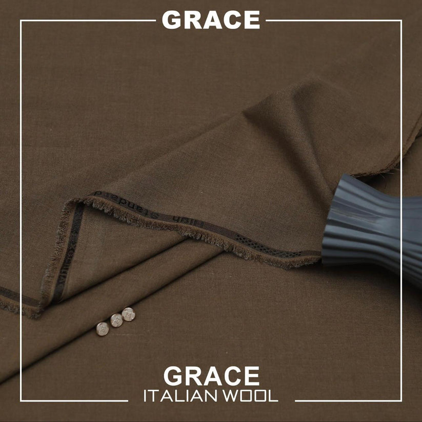 Grace Italian Wool - Brown